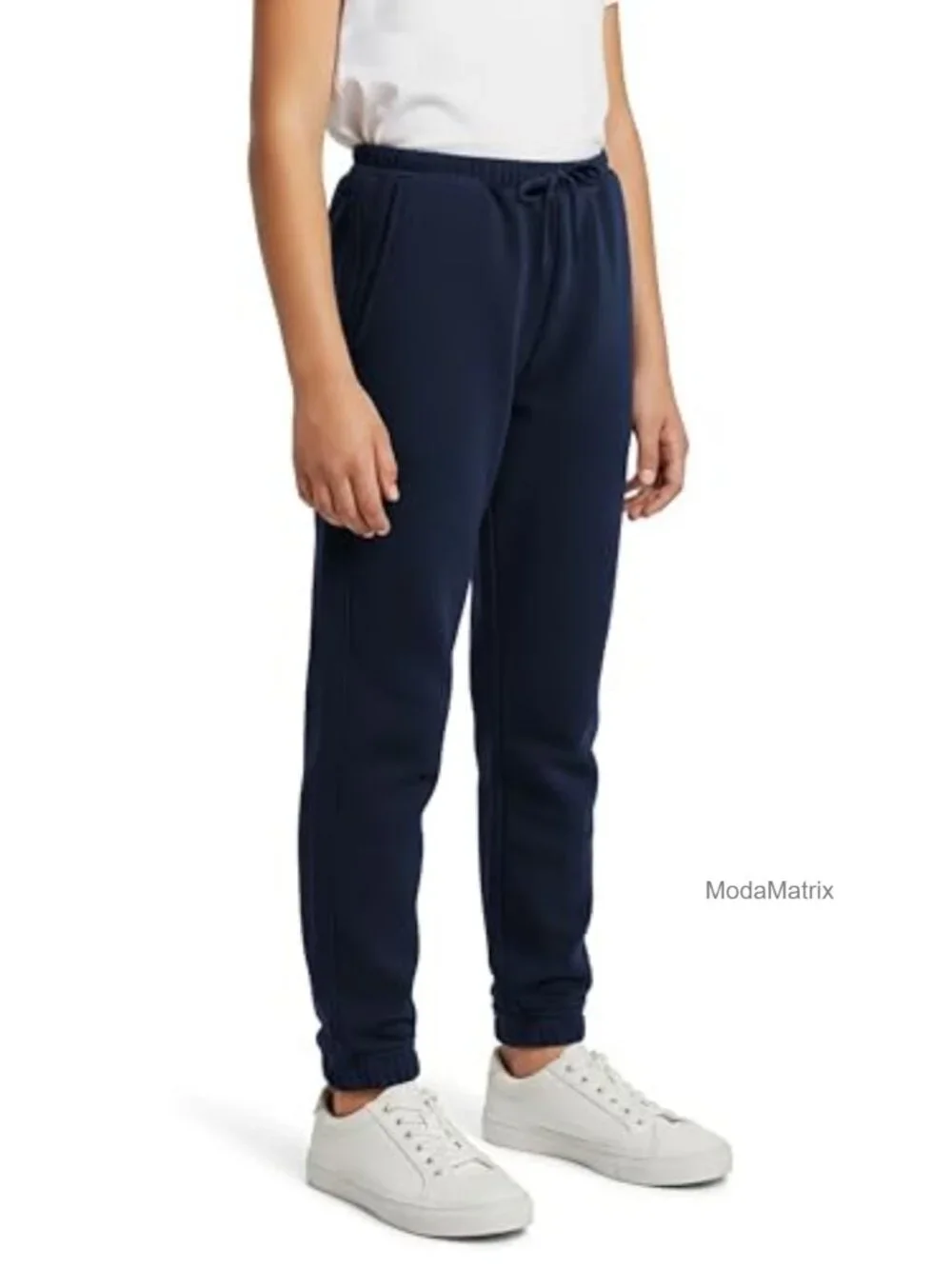 Girls Active Fleece Jogger Sweatpants with Pockets & Drawstring